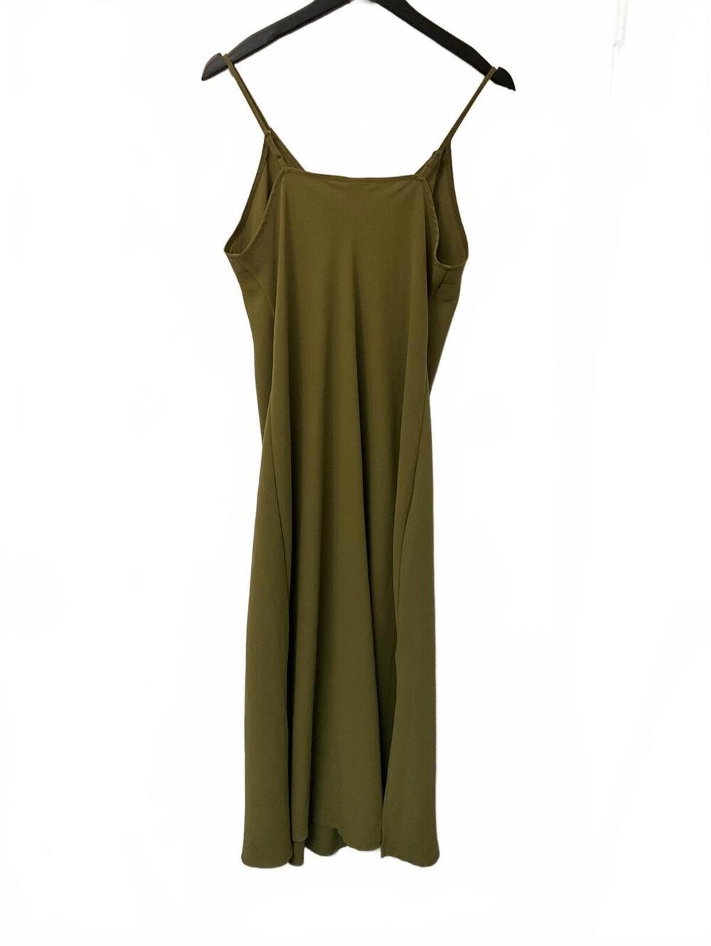 A New Day Olive Green Maxi Dress M - Picture 5 of 7